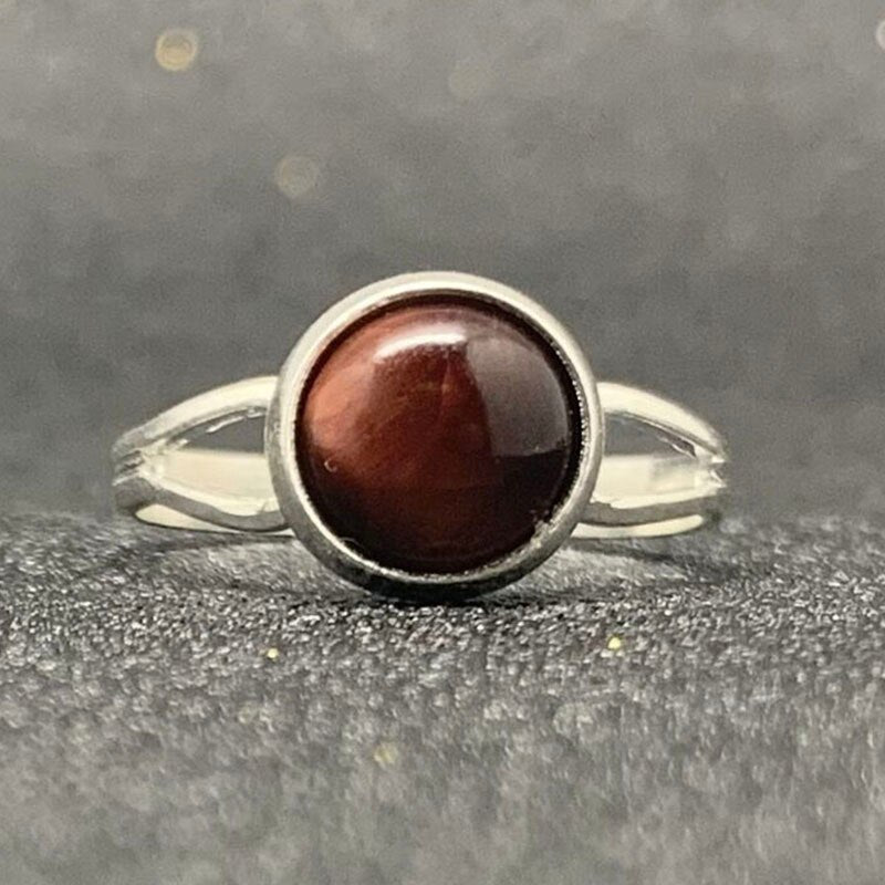 Bague avec Pierre Naturelle - Style Bohémien