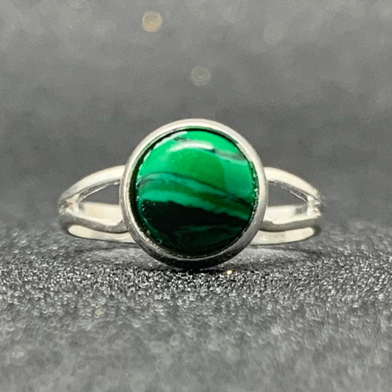 Bague avec Pierre Naturelle - Style Bohémien