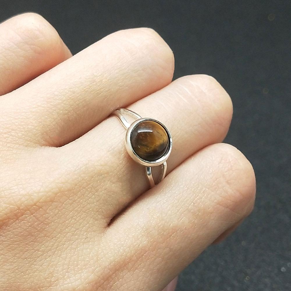 Bague avec Pierre Naturelle - Style Bohémien