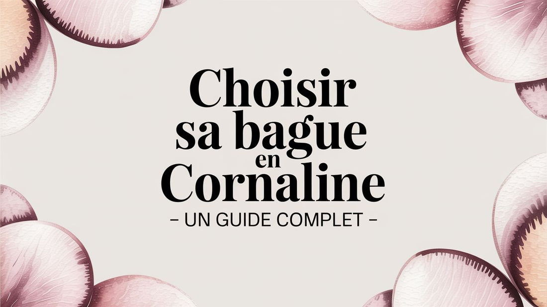Choisir sa bague en cornaline un guide complet