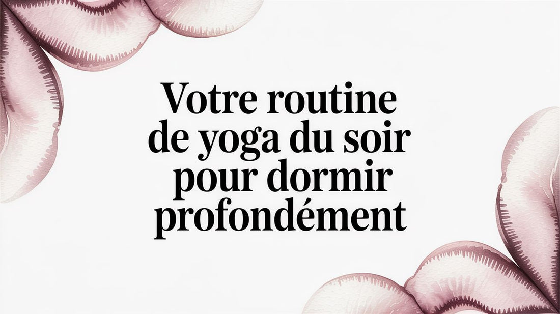 Votre routine de yoga du soir pour dormir profondément