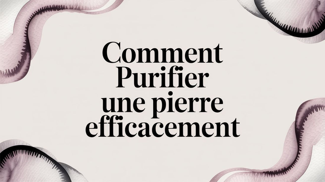 Comment purifier une pierre efficacement