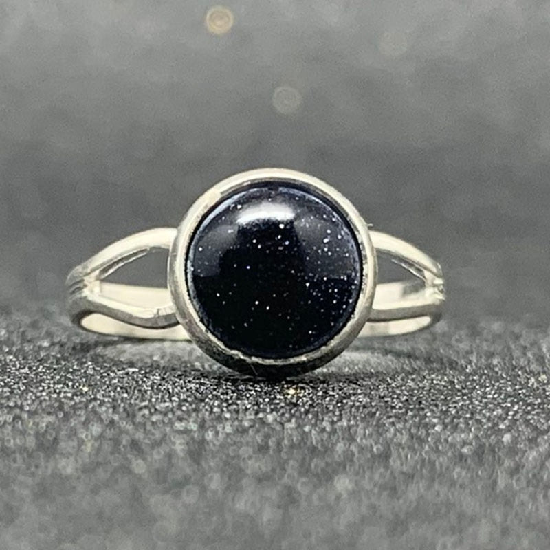 Bague avec Pierre Naturelle - Style Bohémien