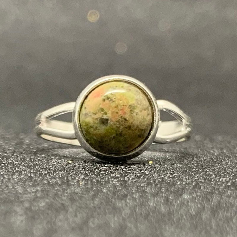 Bague avec Pierre Naturelle - Style Bohémien