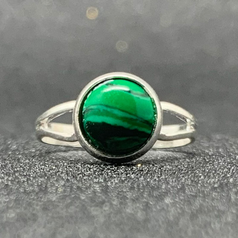 Bague avec Pierre Naturelle - Style Bohémien