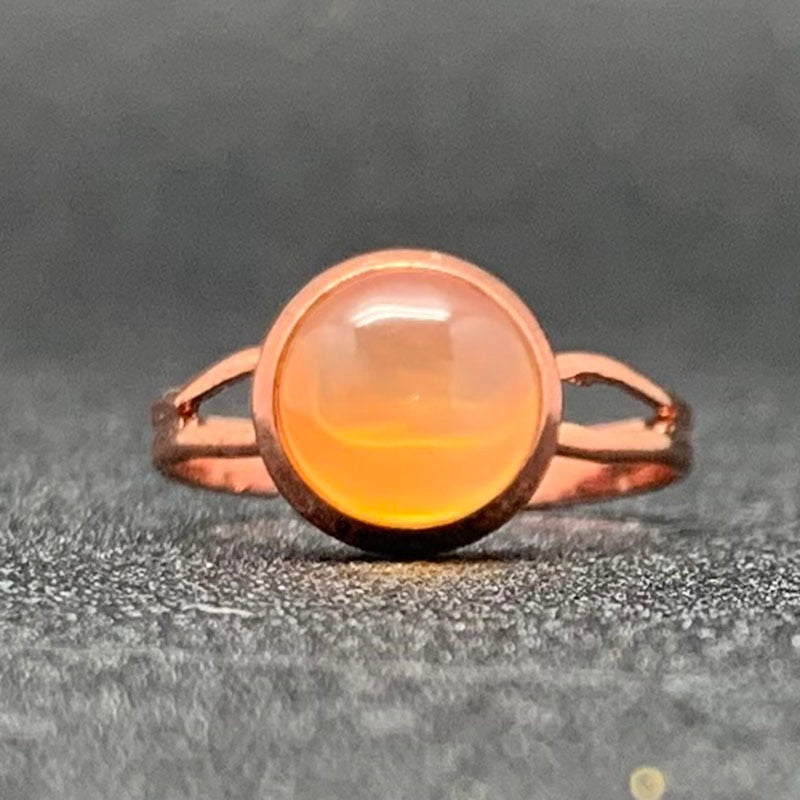 Bague avec Pierre Naturelle - Style Bohémien