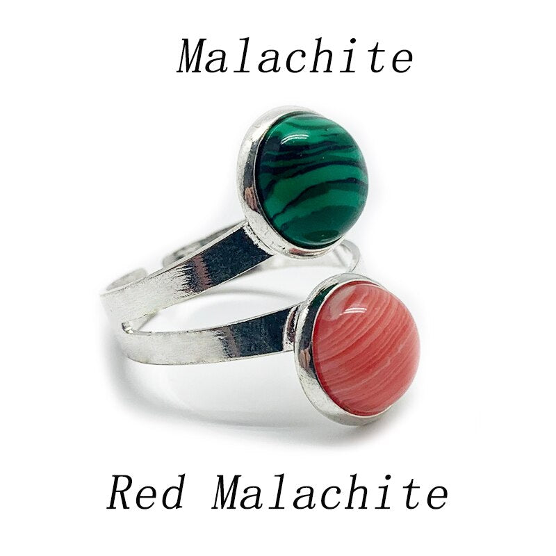 Bague avec Pierre Naturelle - Style Bohémien