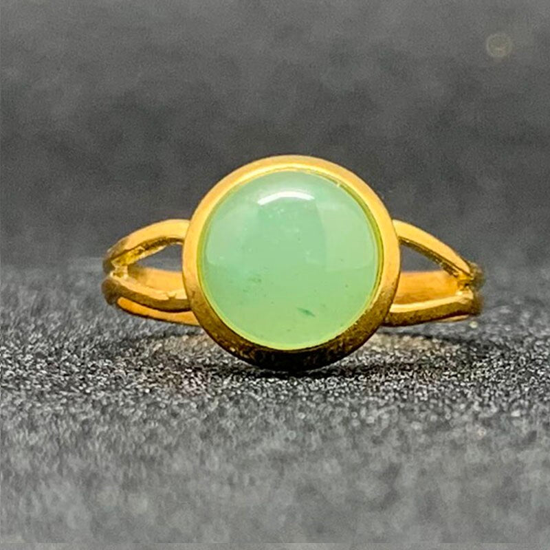 Bague avec Pierre Naturelle - Style Bohémien